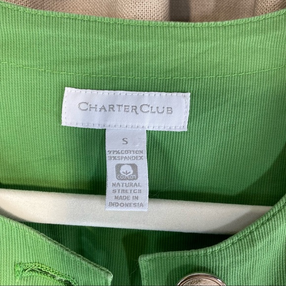 Charter Club Collarless Spring Jacket - Picture 5 of 13